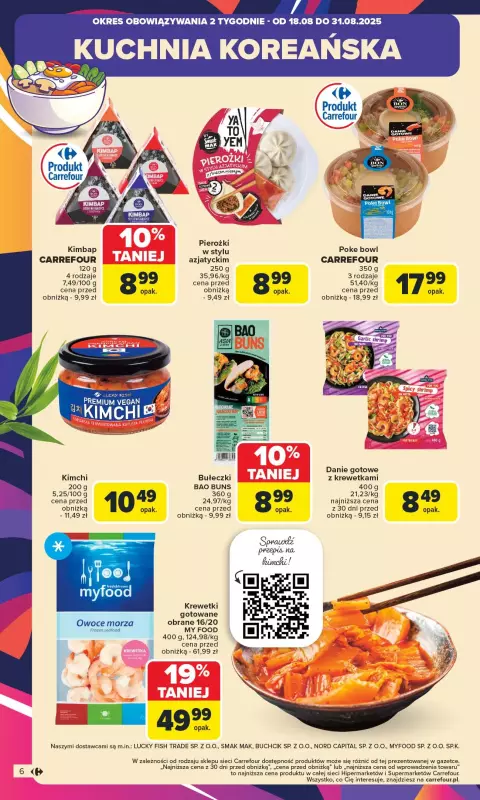 Carrefour - gazetka promocyjna Gazetka Carrefour od poniedziałku  do soboty 23.08 - strona 8
