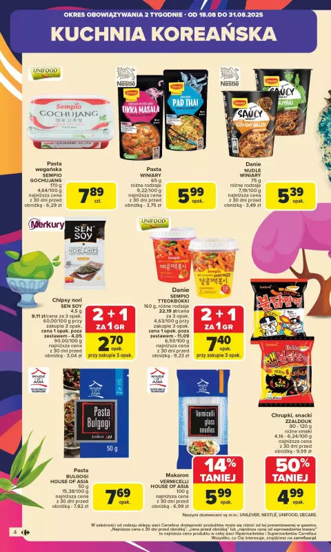 Carrefour - gazetka promocyjna Gazetka Carrefour od poniedziałku  do soboty 23.08 - strona 6