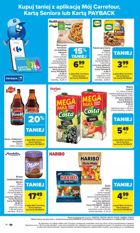 Carrefour - gazetka promocyjna Gazetka Carrefour od poniedziałku  do soboty 23.08 - strona 16