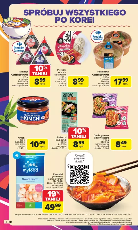 Carrefour - gazetka promocyjna Gazetka Kuchnia Koreańska  do niedzieli 31.08 - strona 8
