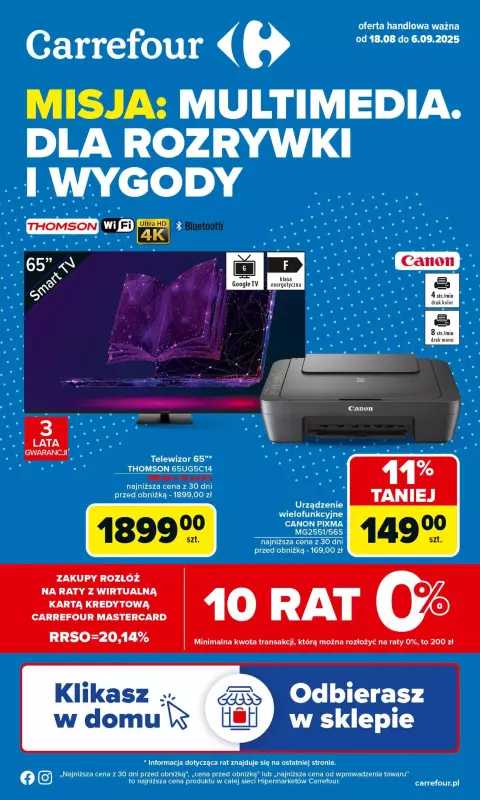 Carrefour - gazetka promocyjna Gazetka Multimedia  