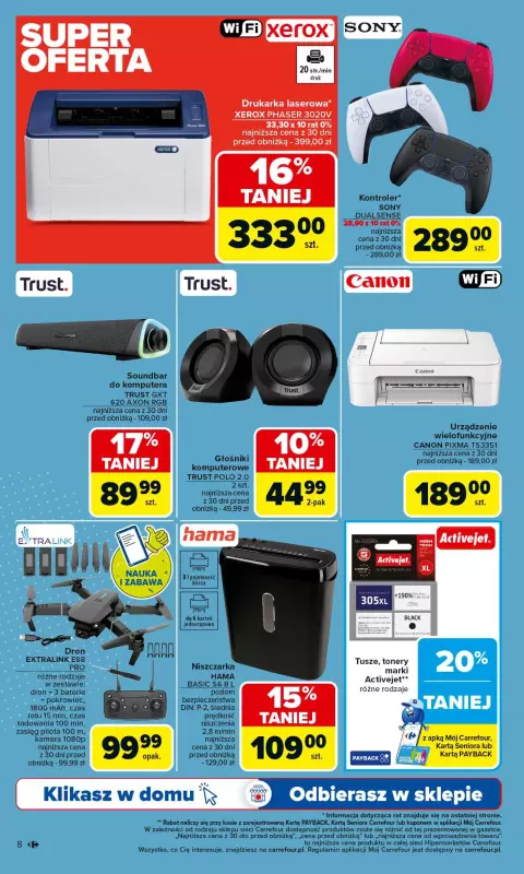 Carrefour - gazetka promocyjna Gazetka Multimedia  do soboty 06.09 - strona 8