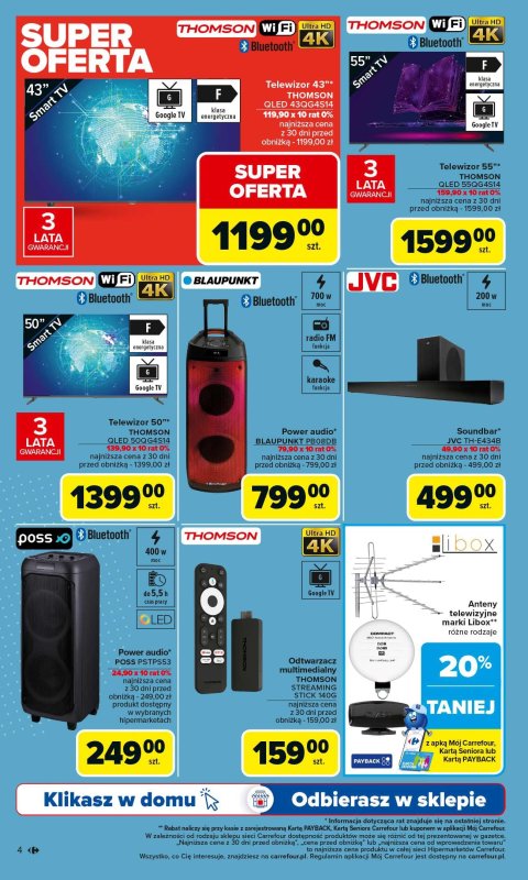 Carrefour - gazetka promocyjna Gazetka Multimedia  do soboty 06.09 - strona 4