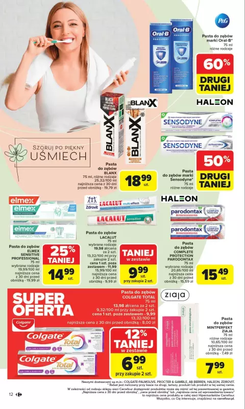 Carrefour - gazetka promocyjna Gazetka Zadbać o siebie  do niedzieli 31.08 - strona 12
