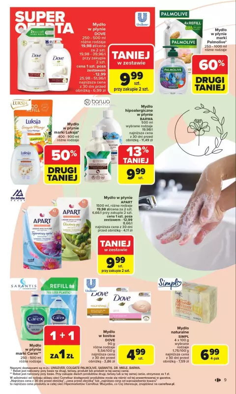 Carrefour - gazetka promocyjna Gazetka Zadbać o siebie  do niedzieli 31.08 - strona 9