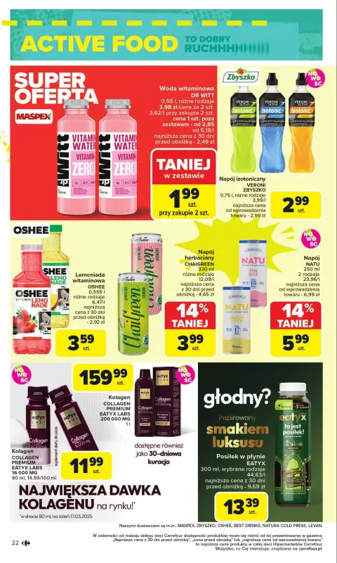Carrefour - gazetka promocyjna Gazetka Zadbać o siebie  do niedzieli 31.08 - strona 22