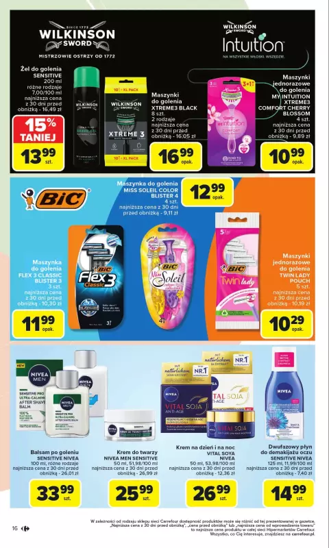 Carrefour - gazetka promocyjna Gazetka Zadbać o siebie  do niedzieli 31.08 - strona 16