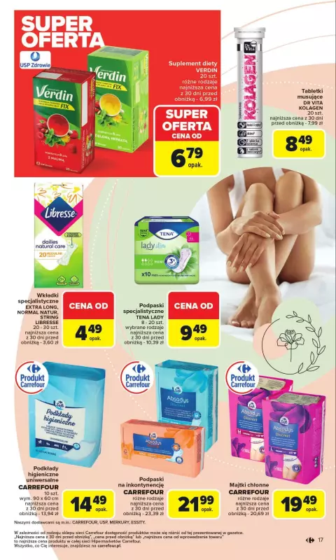 Carrefour - gazetka promocyjna Gazetka Zadbać o siebie  do niedzieli 31.08 - strona 17