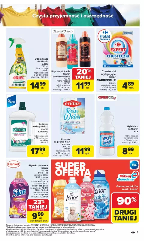 Carrefour - gazetka promocyjna Gazetka Dobra okazja do sprzątania   - strona 3