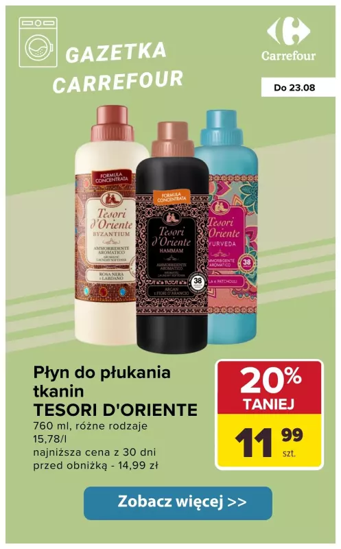 Carrefour - gazetka promocyjna Czyste i pachnące PRANIE - sprawdź promocje! od wtorku 19.08 do soboty 23.08 - strona 5
