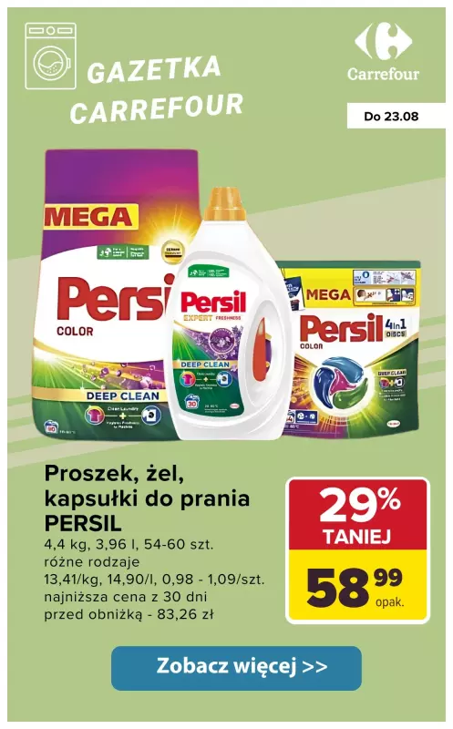 Carrefour - gazetka promocyjna Czyste i pachnące PRANIE - sprawdź promocje! od wtorku 19.08 do soboty 23.08 - strona 2
