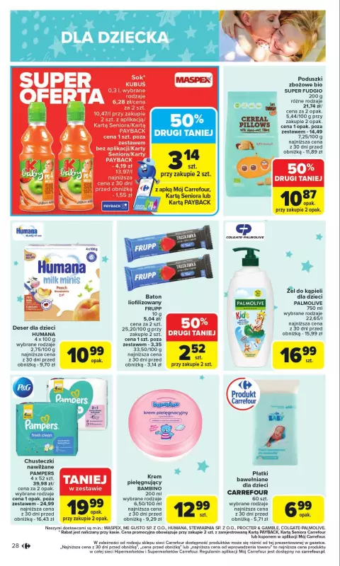 Carrefour - gazetka promocyjna Gazetka Carrefour od poniedziałku  do niedzieli 31.08 - strona 30