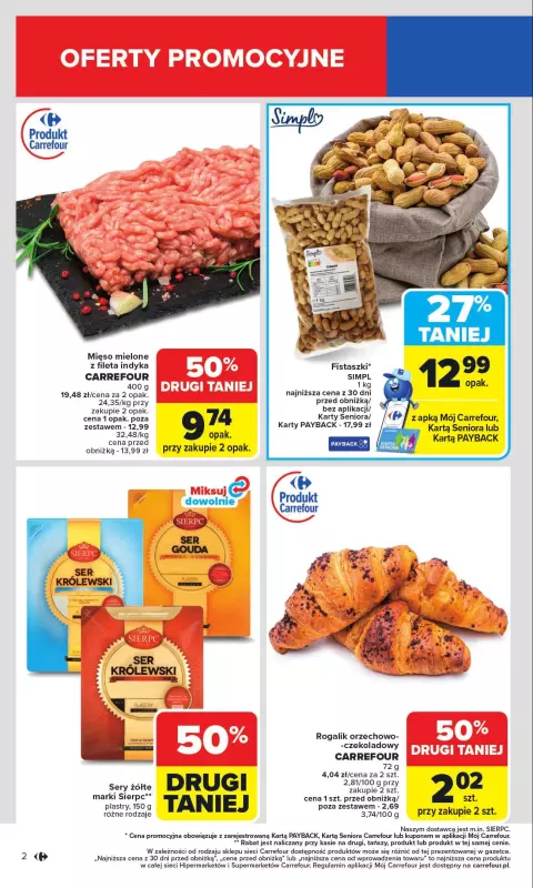 Carrefour - gazetka promocyjna Gazetka Carrefour od poniedziałku   - strona 2