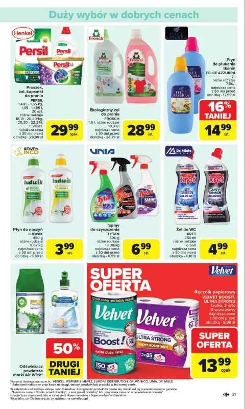 Carrefour - gazetka promocyjna Gazetka Carrefour od poniedziałku  do niedzieli 31.08 - strona 33