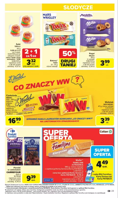Carrefour - gazetka promocyjna Gazetka Carrefour od poniedziałku  do niedzieli 31.08 - strona 25