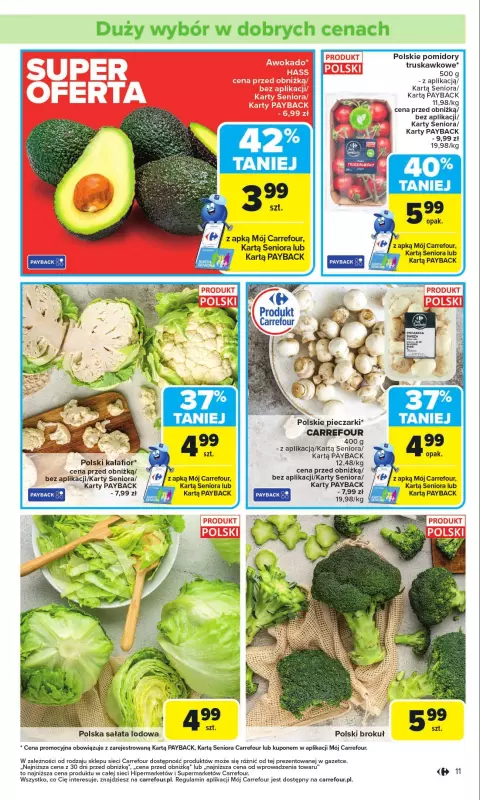 Carrefour - gazetka promocyjna Gazetka Carrefour od poniedziałku  do niedzieli 31.08 - strona 11