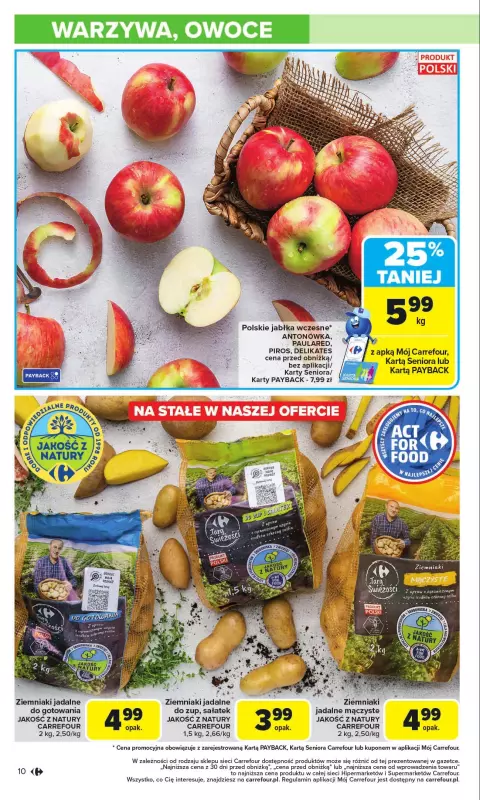Carrefour - gazetka promocyjna Gazetka Carrefour od poniedziałku  do niedzieli 31.08 - strona 10