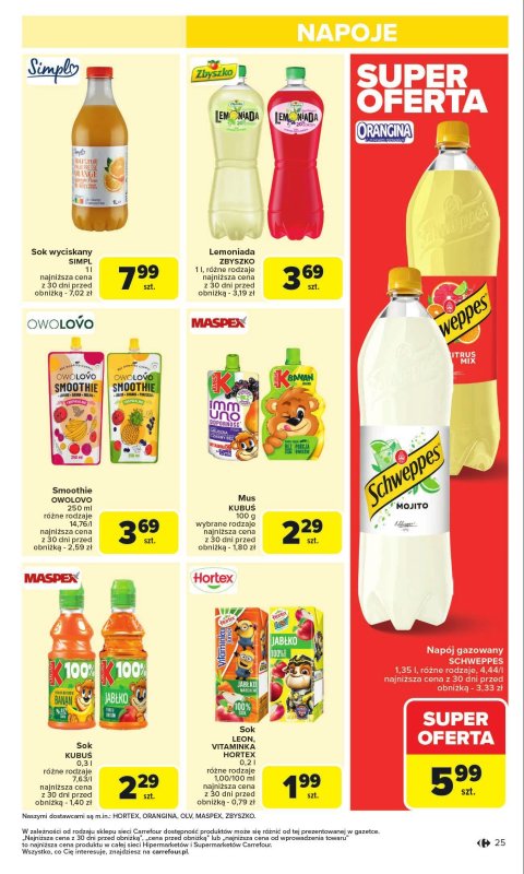 Carrefour - gazetka promocyjna Gazetka Carrefour od poniedziałku  do niedzieli 31.08 - strona 27