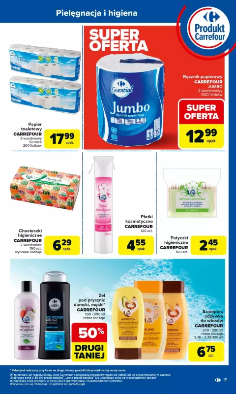 Carrefour - gazetka promocyjna Gazetka Produkt Carrefour od poniedziałku  do soboty 06.09 - strona 15