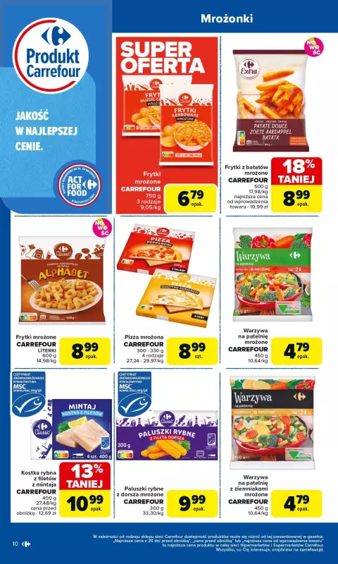 Carrefour - gazetka promocyjna Gazetka Produkt Carrefour od poniedziałku  do soboty 06.09 - strona 10