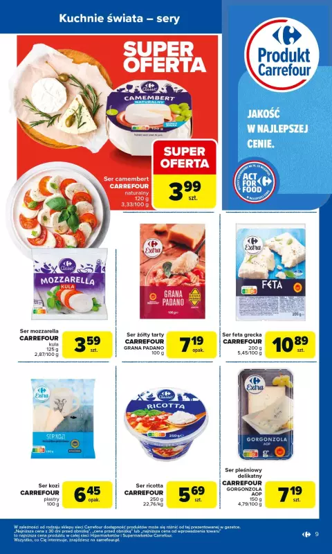 Carrefour - gazetka promocyjna Gazetka Produkt Carrefour od poniedziałku  do soboty 06.09 - strona 9