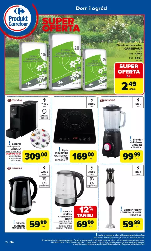 Carrefour - gazetka promocyjna Gazetka Produkt Carrefour od poniedziałku od poniedziałku 25.08 do soboty 06.09 - strona 22