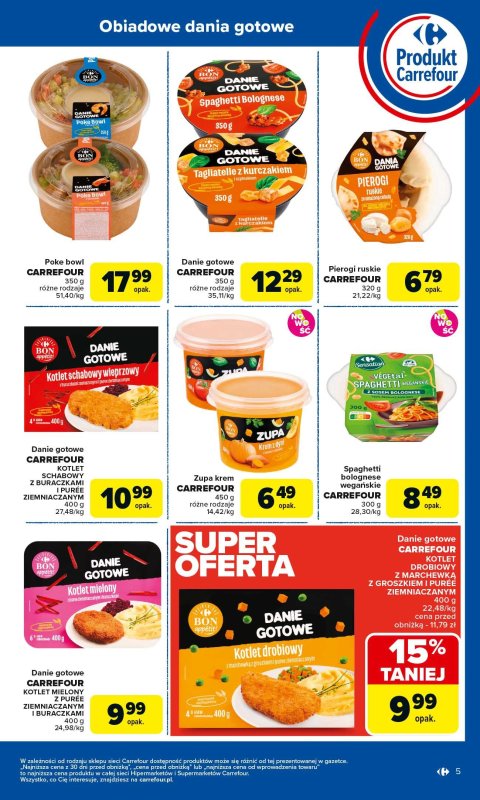 Carrefour - gazetka promocyjna Gazetka Produkt Carrefour od poniedziałku  do soboty 06.09 - strona 5