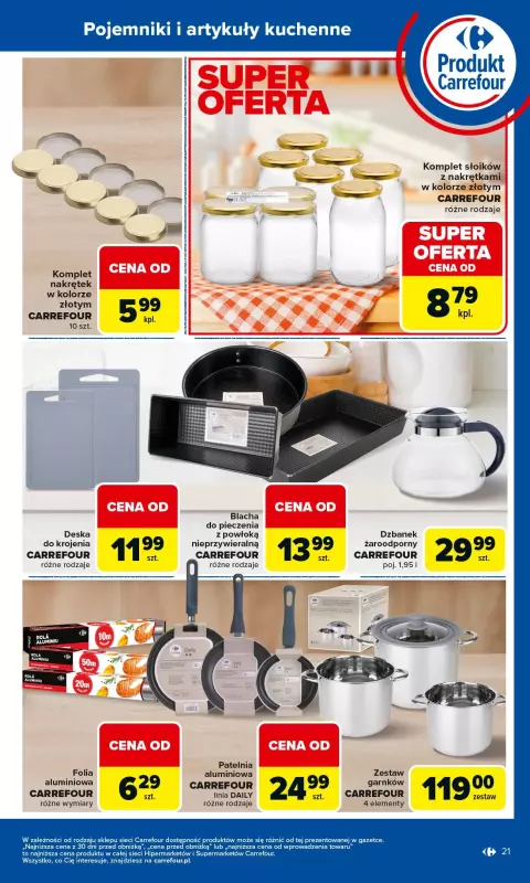 Carrefour - gazetka promocyjna Gazetka Produkt Carrefour od poniedziałku  do soboty 06.09 - strona 21