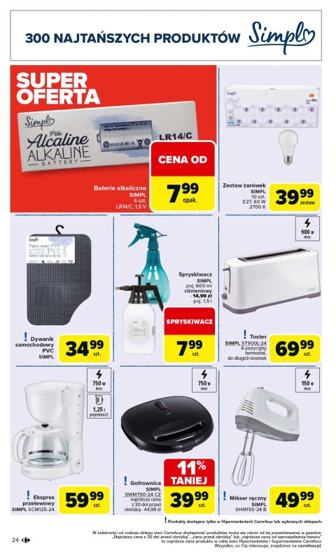Carrefour - gazetka promocyjna Gazetka Produkt Carrefour od poniedziałku  do soboty 06.09 - strona 24