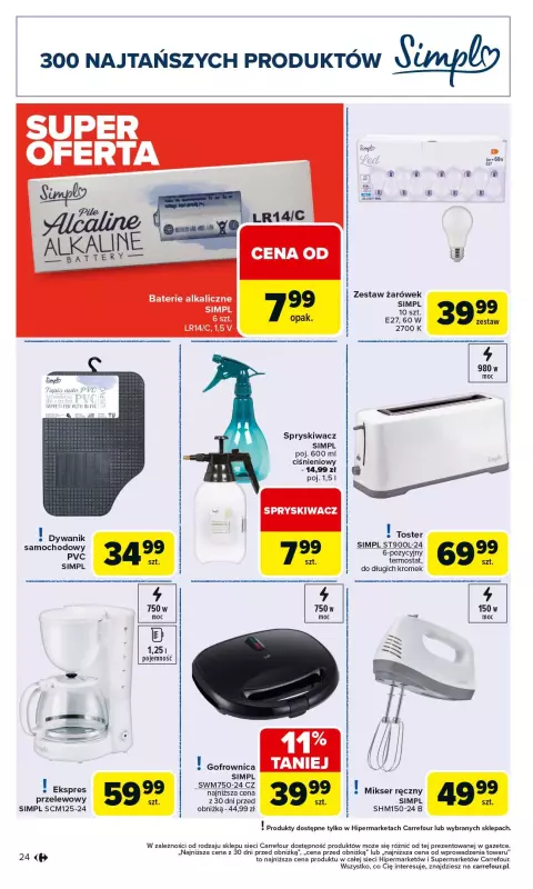 Carrefour - gazetka promocyjna Gazetka Produkt Carrefour od poniedziałku  do soboty 06.09 - strona 24