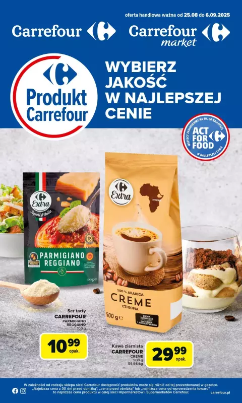 Carrefour - gazetka promocyjna Gazetka Produkt Carrefour od poniedziałku  