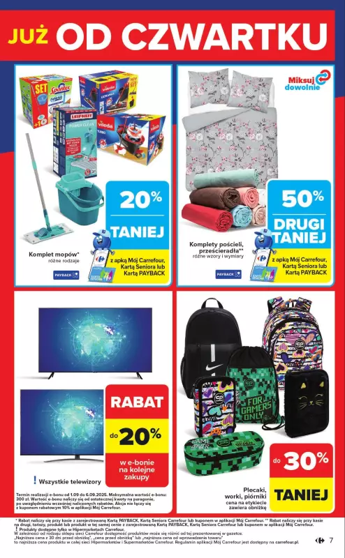 Carrefour - gazetka promocyjna Gazetka Weekend promek już od czwartku od czwartku 28.08 do niedzieli 31.08 - strona 7