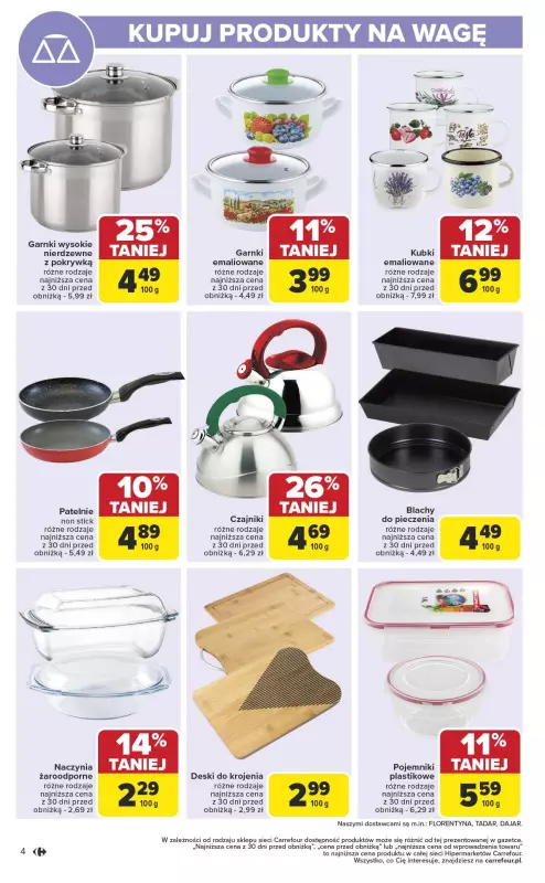 Carrefour - gazetka promocyjna Gazetka Łap super okazje od czwartku od czwartku 28.08 do środy 10.09 - strona 4