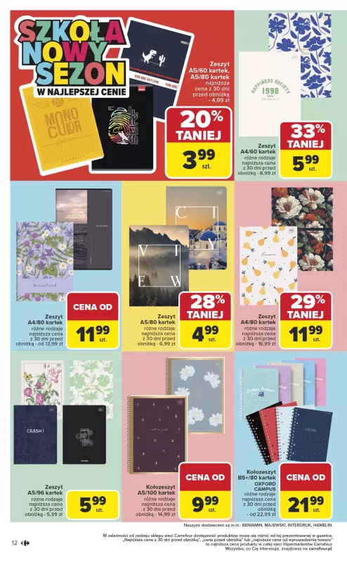 Carrefour - gazetka promocyjna Gazetka Łap super okazje od czwartku od czwartku 28.08 do środy 10.09 - strona 12