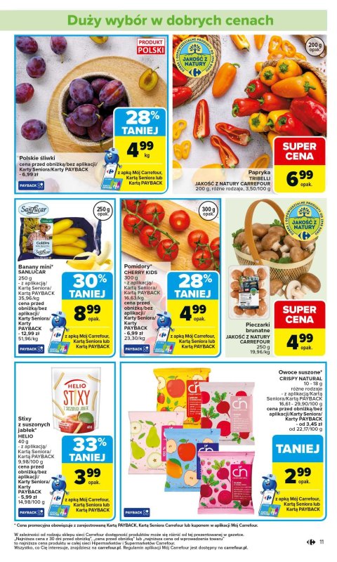 Carrefour - gazetka promocyjna Gazetka Carrefour od poniedziałku od poniedziałku 01.09 do soboty 06.09 - strona 13