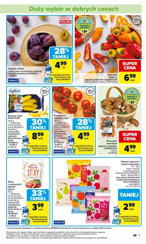Carrefour - gazetka promocyjna Gazetka Carrefour od poniedziałku od poniedziałku 01.09 do soboty 06.09 - strona 13