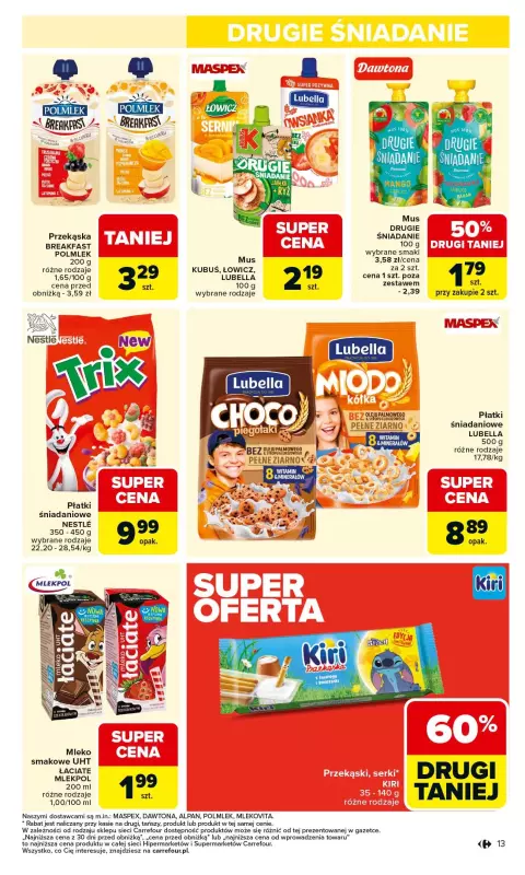 Carrefour - gazetka promocyjna Gazetka Carrefour od poniedziałku od poniedziałku 01.09 do soboty 06.09 - strona 15