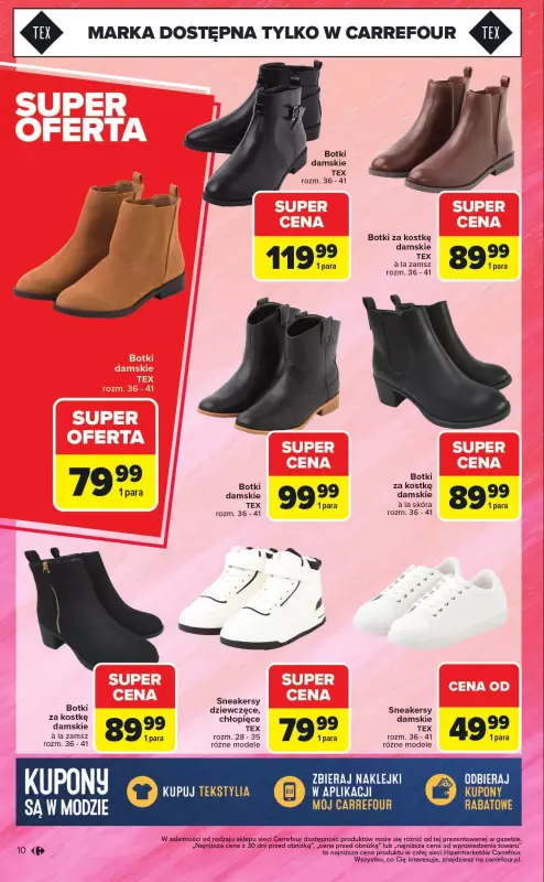 Carrefour - gazetka promocyjna Gazetka Stylowo & promo na jesień od poniedziałku 01.09 do soboty 13.09 - strona 10