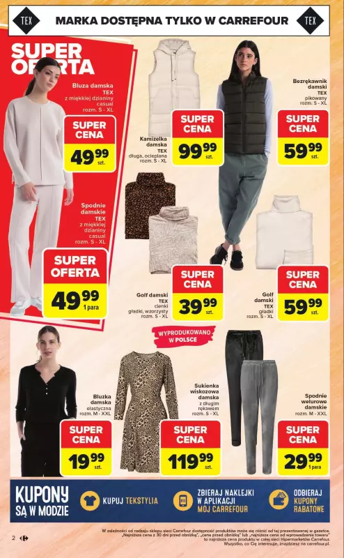 Carrefour - gazetka promocyjna Gazetka Stylowo & promo na jesień od poniedziałku 01.09 do soboty 13.09 - strona 2