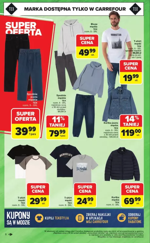 Carrefour - gazetka promocyjna Gazetka Stylowo & promo na jesień od poniedziałku 01.09 do soboty 13.09 - strona 6