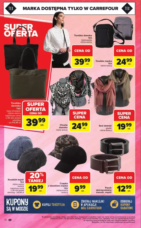 Carrefour - gazetka promocyjna Gazetka Stylowo & promo na jesień od poniedziałku 01.09 do soboty 13.09 - strona 12