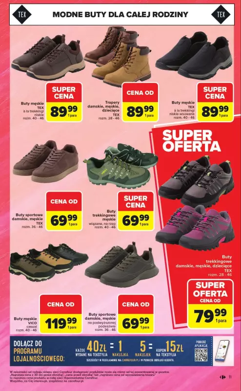 Carrefour - gazetka promocyjna Gazetka Stylowo & promo na jesień od poniedziałku 01.09 do soboty 13.09 - strona 11