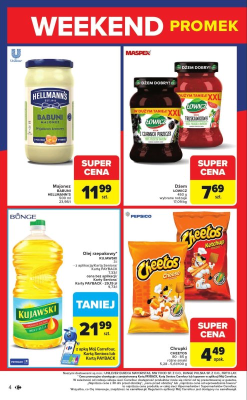 Carrefour - gazetka promocyjna Gazetka Weekend promek już od czwartku od czwartku 04.09 do soboty 06.09 - strona 4