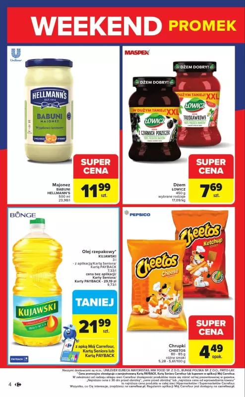 Carrefour - gazetka promocyjna Gazetka Weekend promek już od czwartku od czwartku 04.09 do soboty 06.09 - strona 4