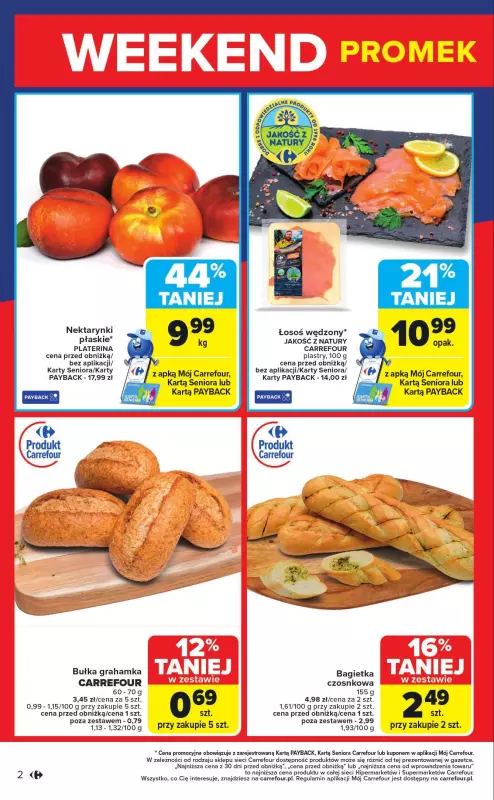 Carrefour - gazetka promocyjna Gazetka Weekend promek już od czwartku od czwartku 04.09 do soboty 06.09 - strona 2