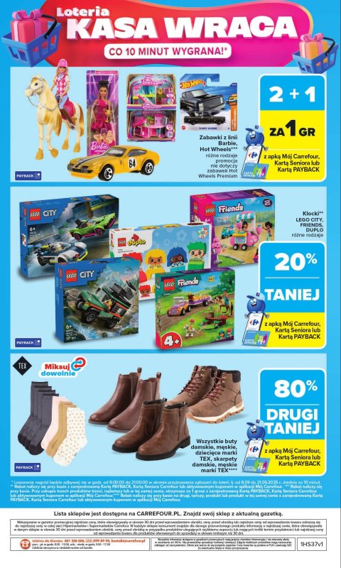 Carrefour - gazetka promocyjna Gazetka Carrefour od poniedziałku od poniedziałku 08.09 do soboty 13.09 - strona 56