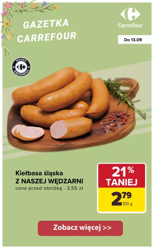 Carrefour - gazetka promocyjna Do -44% na pojedyncze sztuki od wtorku 09.09 do soboty 13.09 - strona 5