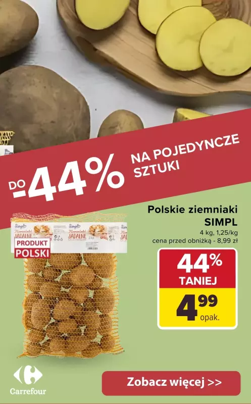 Carrefour - gazetka promocyjna Do -44% na pojedyncze sztuki od wtorku 09.09 do soboty 13.09