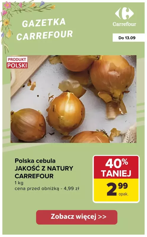 Carrefour - gazetka promocyjna Do -44% na pojedyncze sztuki od wtorku 09.09 do soboty 13.09 - strona 2