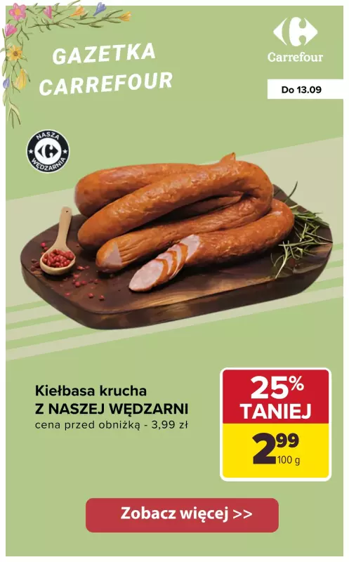 Carrefour - gazetka promocyjna Do -44% na pojedyncze sztuki od wtorku 09.09 do soboty 13.09 - strona 4